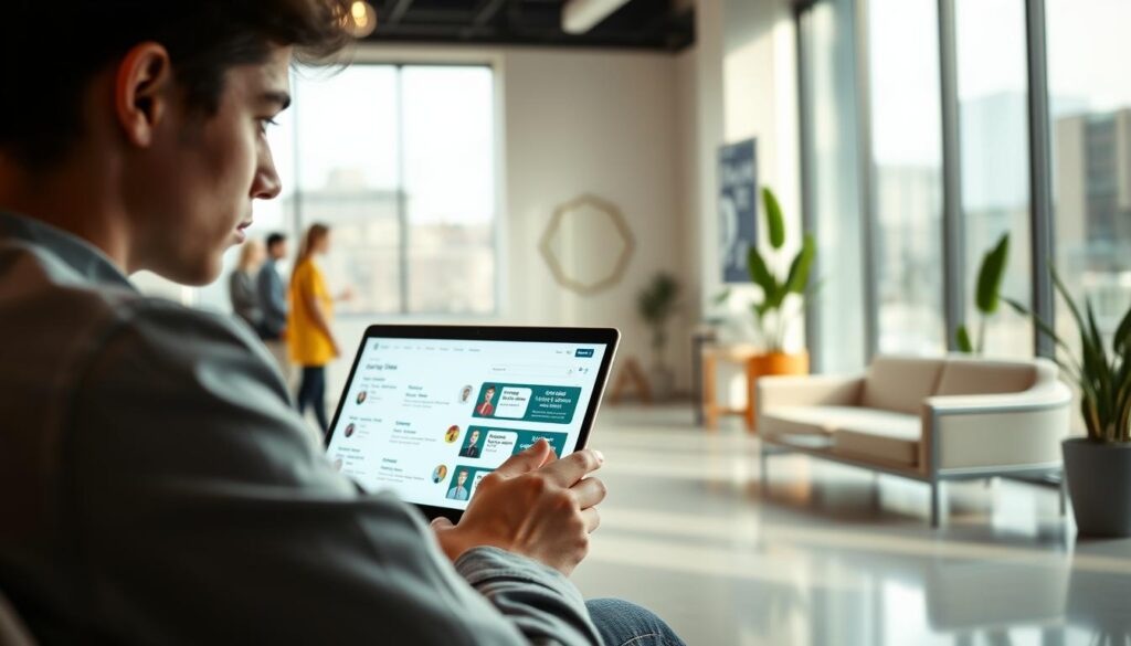 Digitale Stellensuche